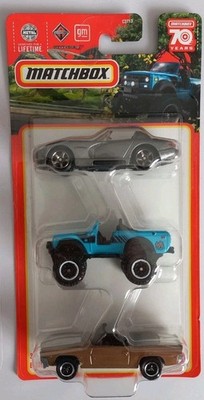 Matchbox - 2023 - 3-Pack - ''Blue Highways III'' - OVP - HCL08