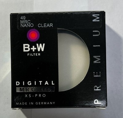 B+W 1066103 49mm 007M XSP  MRC NANO CLEAR FILTER - BRAND NEW(SEALED)