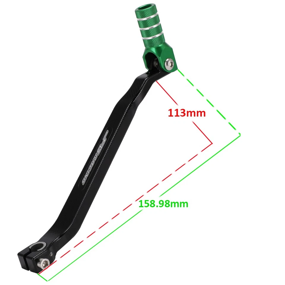 Palanca de cambios de motocicleta CNC extendida para KLR 650 KLR650 1987-2018 Foto 4 de 4