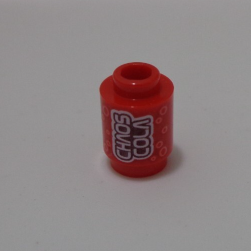LEGO 3062 6452585 1X1 Round Brick (Chaos cola) Red x1 Pieces & Parts** - Picture 1 of 2