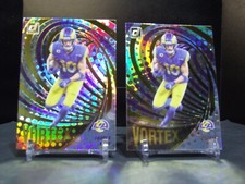 (2) 2022 Donruss Cooper Kupp Vortex Los Angeles LA Rams SP