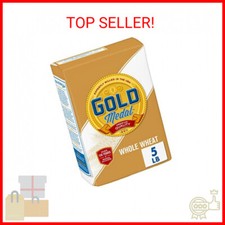 Gold Medal Premium Quality All Natural Whole Wheat Flour For Baking, 5 lb