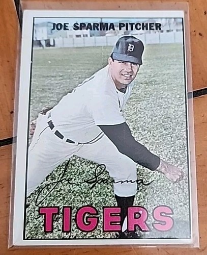 1967 Topps #13 Joe Sparma Detroit Tigers VGC
