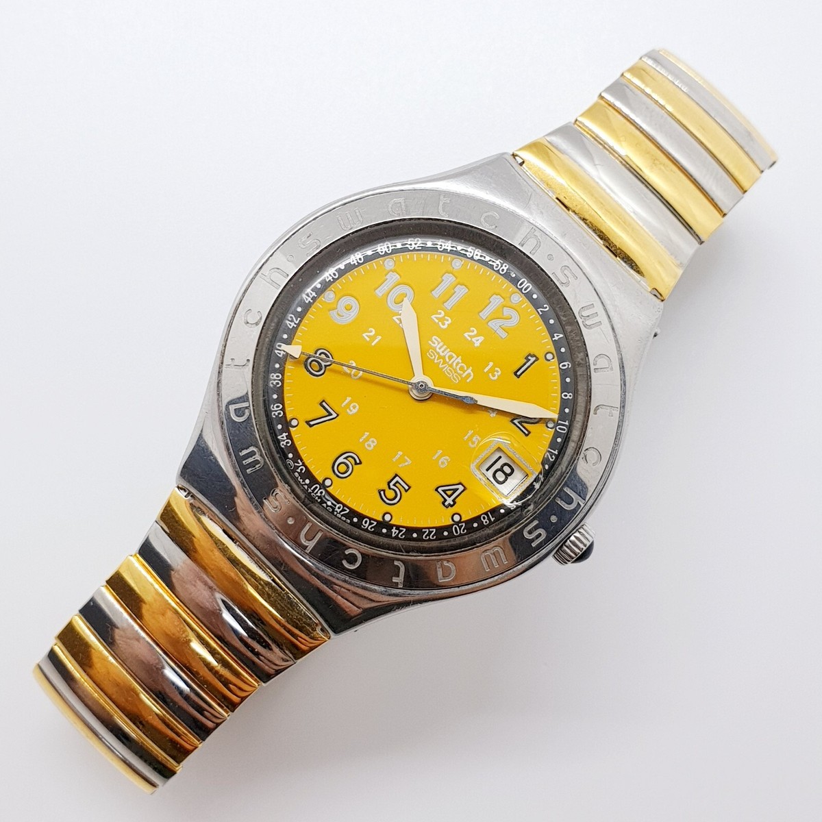 swatch/Ironyクロノグラフ/イエローリング swatch/Ironyクロノグラフ/イエローリング