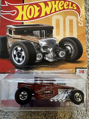 2017 Hot Wheels BONE SHAKER BROWN #7/8 Target Throwbacks Decade New