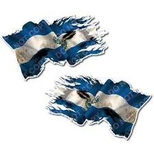 El Salvador Pride Country Flag 3M Decal Sticker Vehicle Truck Car Window Bumper