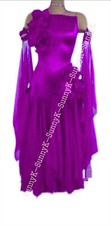 Handmade Dance Dress/Standard Ballroom Competition smooth Waltz Tango Costume