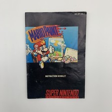Mario Paint SNES Super Nintendo Instruction Manual RARE OOP SNES Guide Book