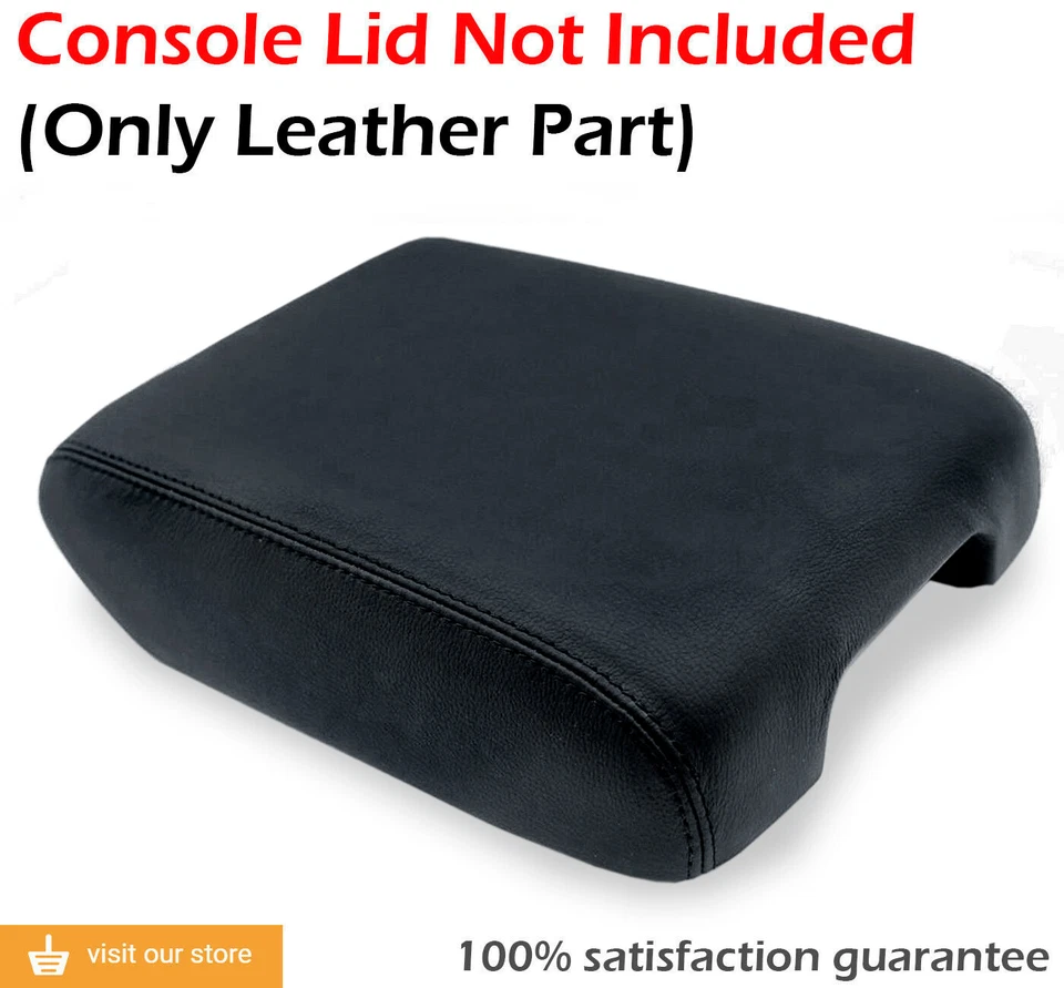 Se adapta a Nissan Pathfinder 13-19 cuero sintético consola tapa reposabrazos cubierta negra Foto 2 de 4