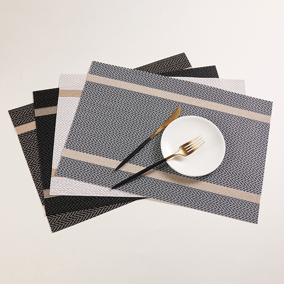 Table Placemat Oilproof Nonslip Modern Style Table Mat Pvc eBay
