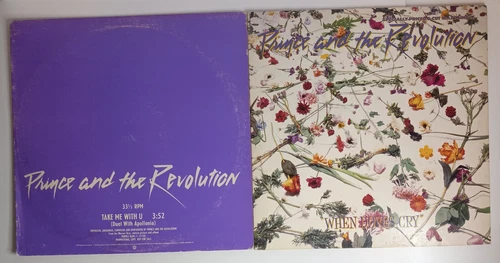 Prince & Revolution 12" Singles: Take Me With U 33rpm & When Doves Cry 45rpm