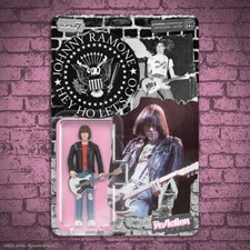 The Ramones - Johnny Ramone 3 3/4-Inch Super 7  ReAction Figure - NEW