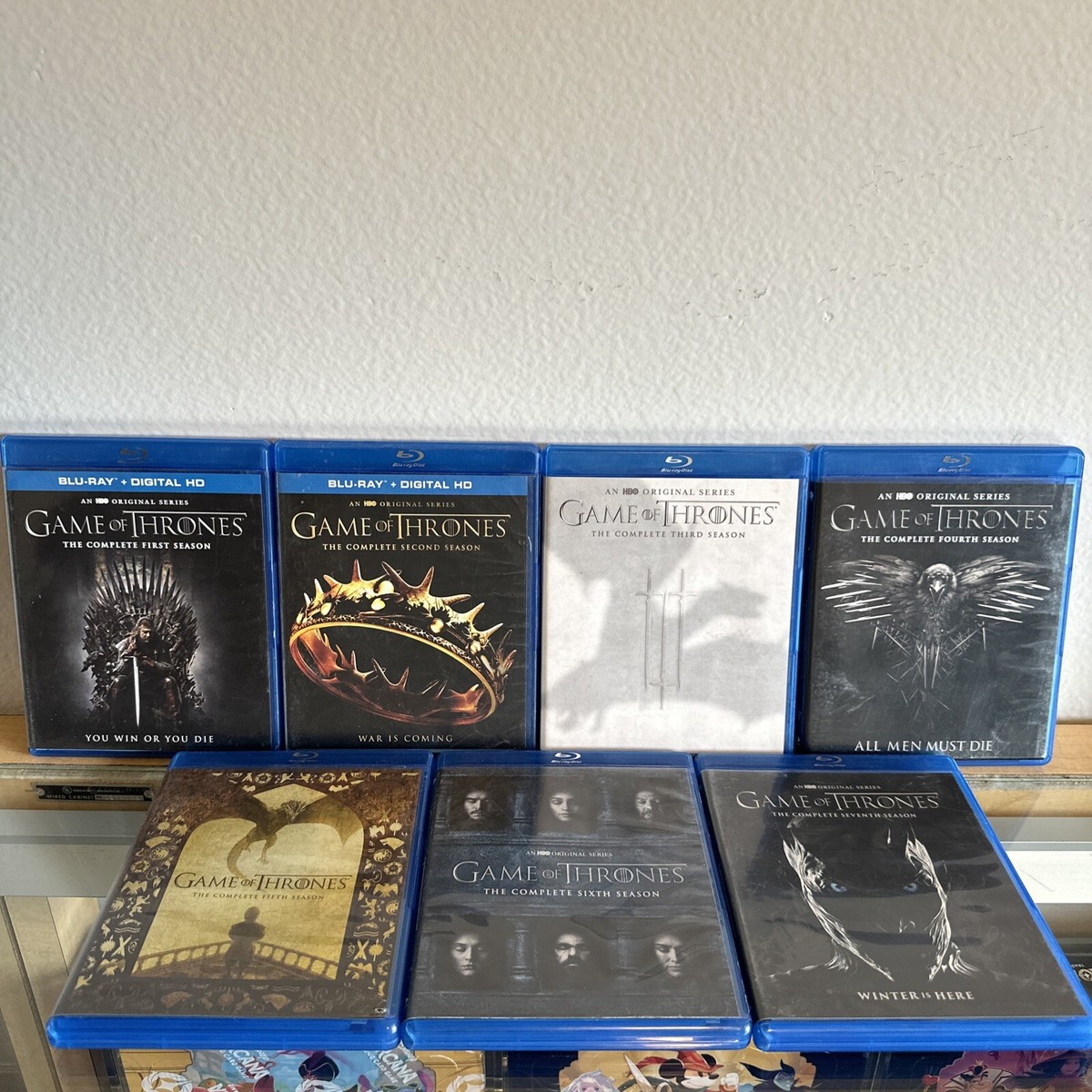Game of Thrones Blu-ray Season 1-7 With Digital Codes | eBay