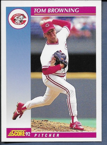 1992 Score Tom Browning Cincinnati Reds #642