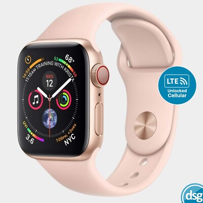 Apple Watch Series 40mm GPS LTE Cellular Gold with Pink Sport