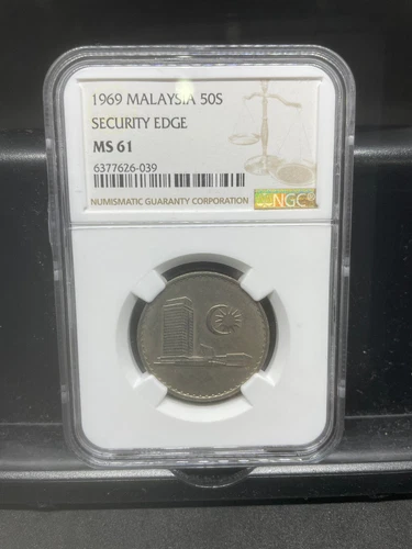 Malaysia (1969) 50s security Edge NGC MS 61