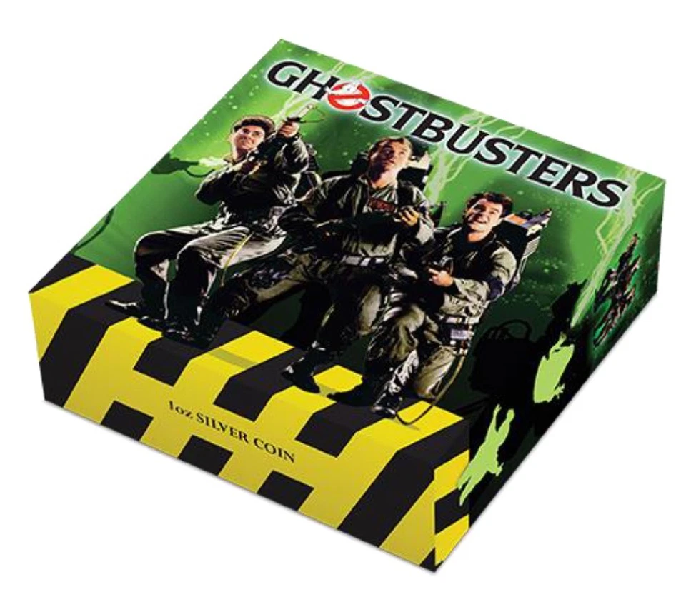 2017 Perth Mint Tuvalu GHOSTBUSTERS CREW 1 oz Silver Proof $1 Coin - Image 4 of 4