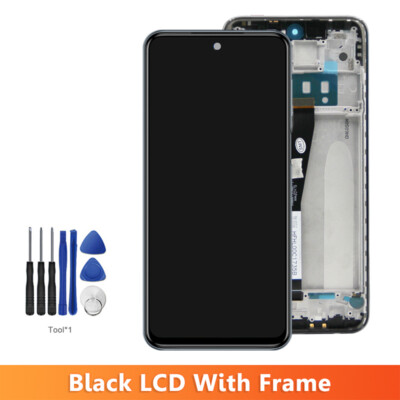 LCD Display For Xiaomi Note 9S TFT Touch Screen Digitizer Assembly Frame Replace