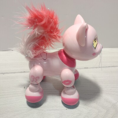 Zoomer Meowzies Interactive Pink Robot Cat Kitten Kitty 2016 by