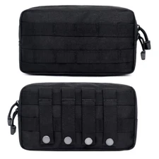 Tactical Molle Pouch Horizontal Admin Pouch EDC Pouch Outdoor Utility Tool Bag