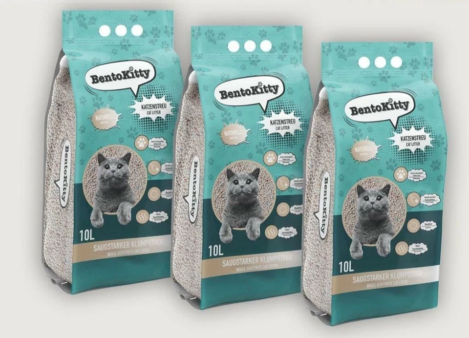 BentoKitty Katzenstreu klumpend Naturell