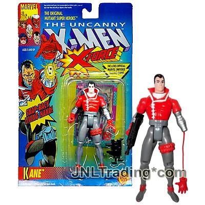 NEW 1992 Marvel The Uncanny X-Men X-Force Figure KANE with Snap-Back Living Hand