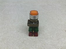 Allen Bradley 800E-2T5 Orange Amber Illuminated Push Button 2X10 2X01 TSC 