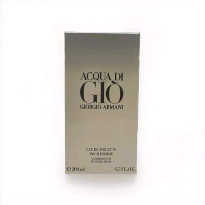 Giorgio Armani Acqua Di Gio 6.7 oz 200 ml Eau De Toilette Spray Brand New Sealed