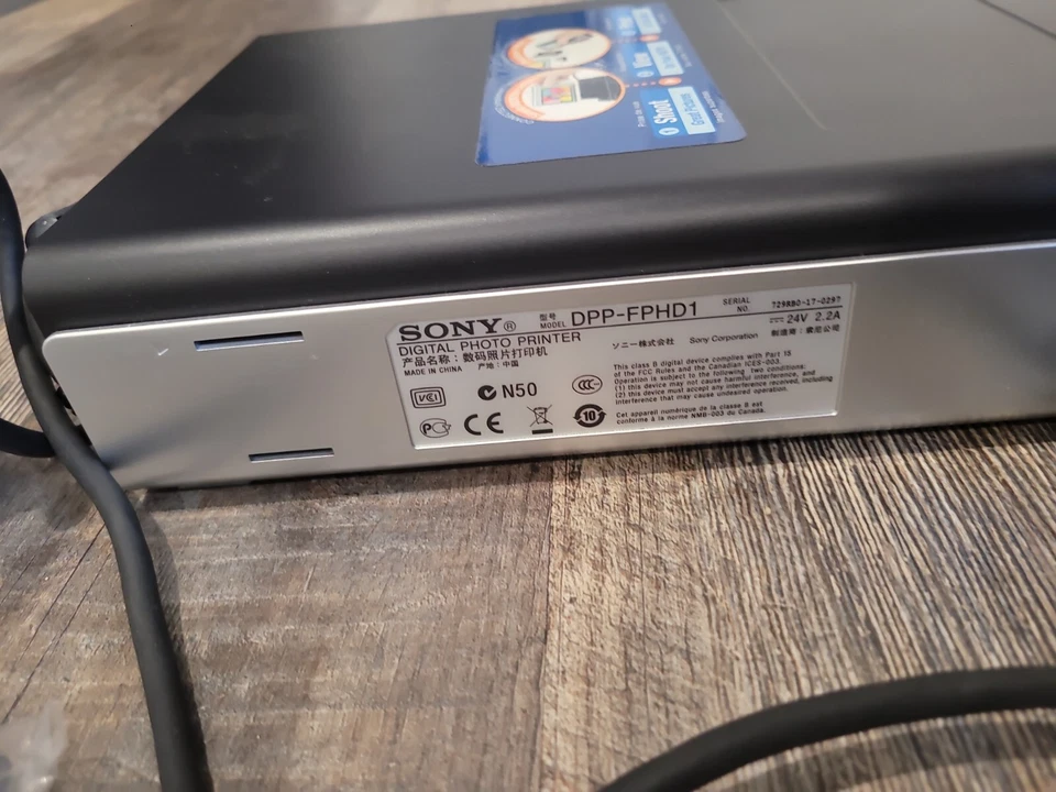 Sony Digital Photo Printer Model DPP-FPHD1  - Image 2 of 4