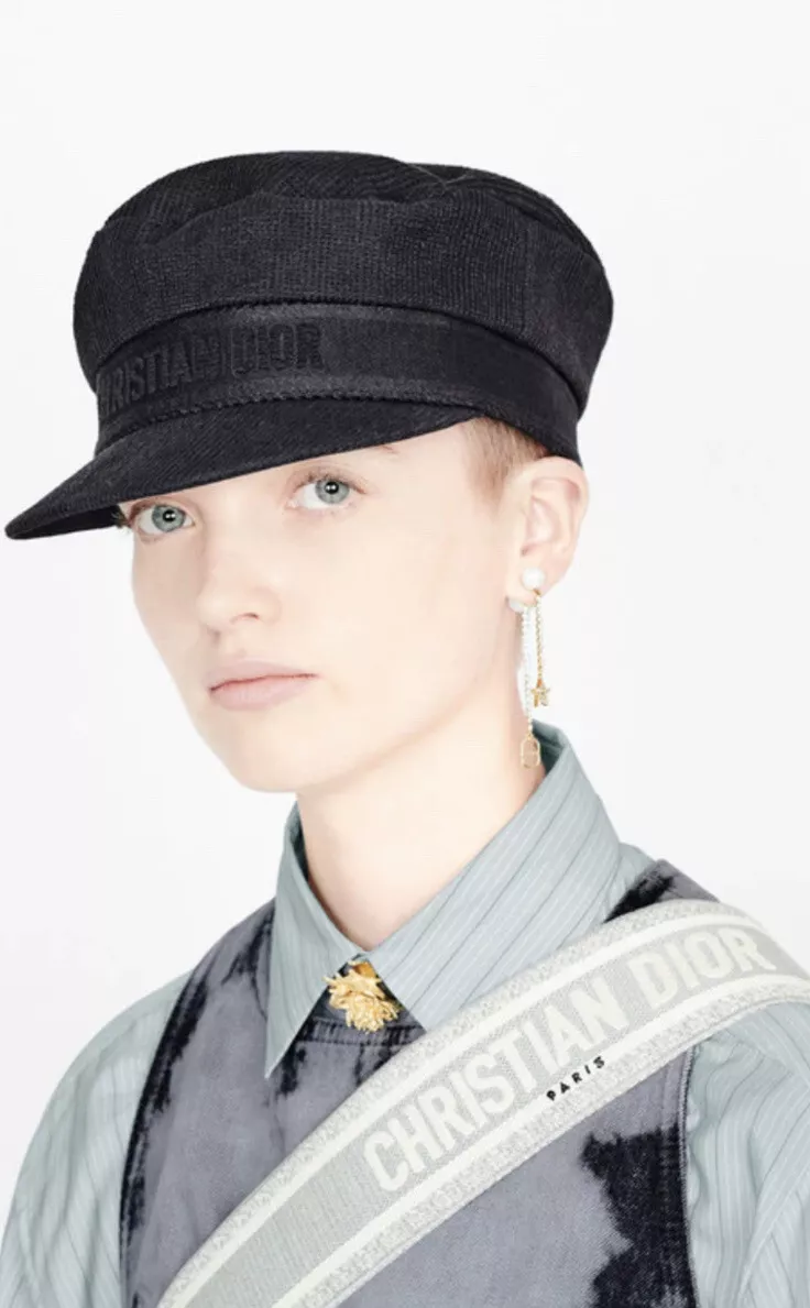 Christian Dior Paris Newsboy Cap Casquette Black Sold Out Almost