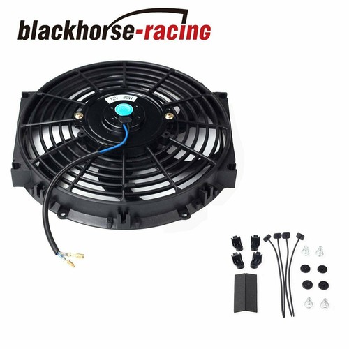 3 Row Aluminum Core Radiator & 10" Slim Pull Push Cooling Fan For Civic Integra - Picture 6 of 11