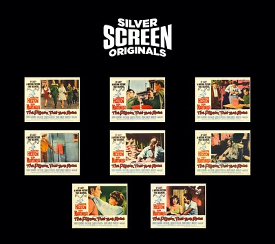 Pigeon That Took Rome 8x Original US Lobby Cards Charlton Heston 1962