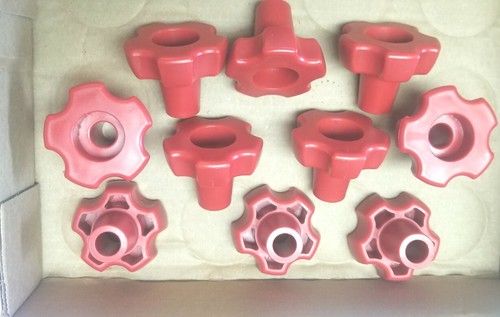 10-Pack Curt Bulldog Red Knob Top-wind Jack Universal fit Hammerblow Draw-Tite - Picture 3 of 4