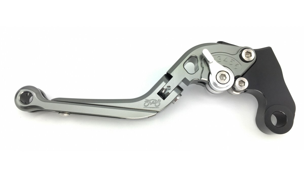 Leviers repliables Flip Up titane DUCATI MONSTER 821 anti-casse avec garde réglable - 4