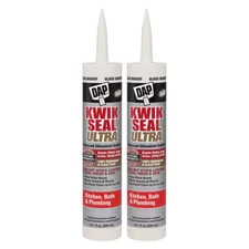 Kwik Seal Ultra 10.1 Oz. Biscuit Advanced Siliconized Kitchen and Bath Caulk (2-