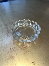 1 American Fostoria Szklana podstawka / popielniczka Szklane szkło Średnica 3"