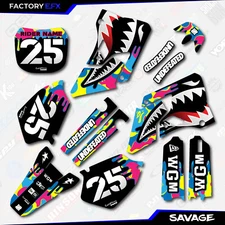 CMYK Savage Camo Graphics Kit fits 00-01 Yamaha YZ125 YZ250 YZ 125 250 Decals