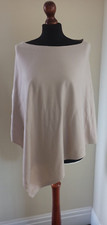 Image of Accessorize Ladies Knit Poncho Cream Smart/ Casual