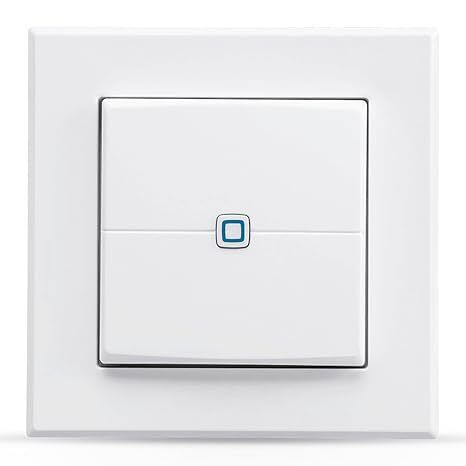 Homematic IP Smart Home Wandtaster – 2-Fach, Wandschalter, Zwei Tasten, Zubehör - Bild 1 von 2