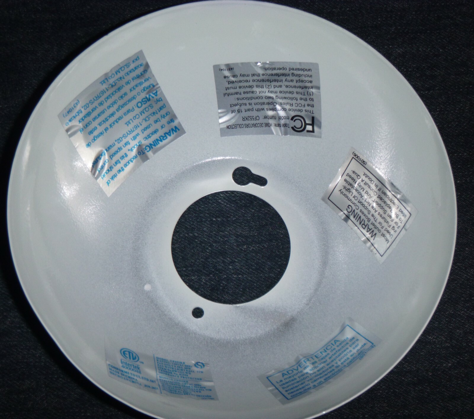 Merwry 52 In Led White Ceiling Fan Replacement Parts Shelly Lighting