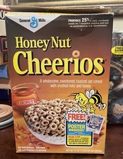 Honey Nut CHEERIOS 1980s Vintage Cereal Box Kenner Offer RARE