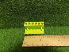 (1) Phoenix Contact MSTB 2.5/6-ST-5.08 Connector Terminal Block 6 pole NOS
