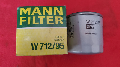 MANN OIL FILTER W712/95 FITS VW GOLF, JETTA