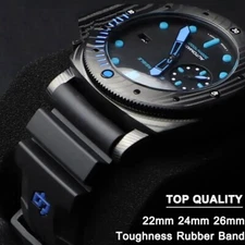 New Waterproof Watch Band Fits Panerai Submersible Luminox Wristwatches Straps
