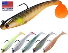 ✅ Señuelos Blandos Prearmados, Pesca Fácil, Todo Terreno, Bass, Trucha