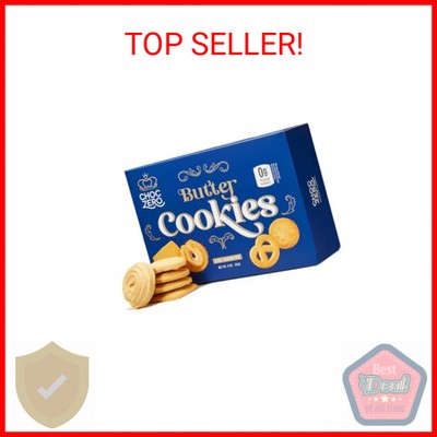 ChocZero Keto Butter Cookies - Sugar Free Danish Shortbread - Gluten Free, Low C