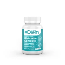 Histamine Complete 30 Capsules 15,000HDU DAO Enzyme plus Quecertin & Bromelain