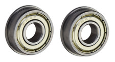 2 Pack FR4-ZZ Flanged Shielded Radial Ball Bearing 1/4 ID X 5/8 OD X 0.196" W