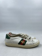Sneakers Gucci Ace in pelle bianca rossa verde W 5