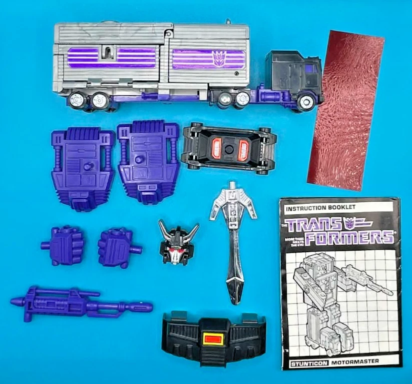 Boneco de ação Motormaster com caixa 100% completo vintage Hasbro G1 Transformers - Imagem 2 de 4